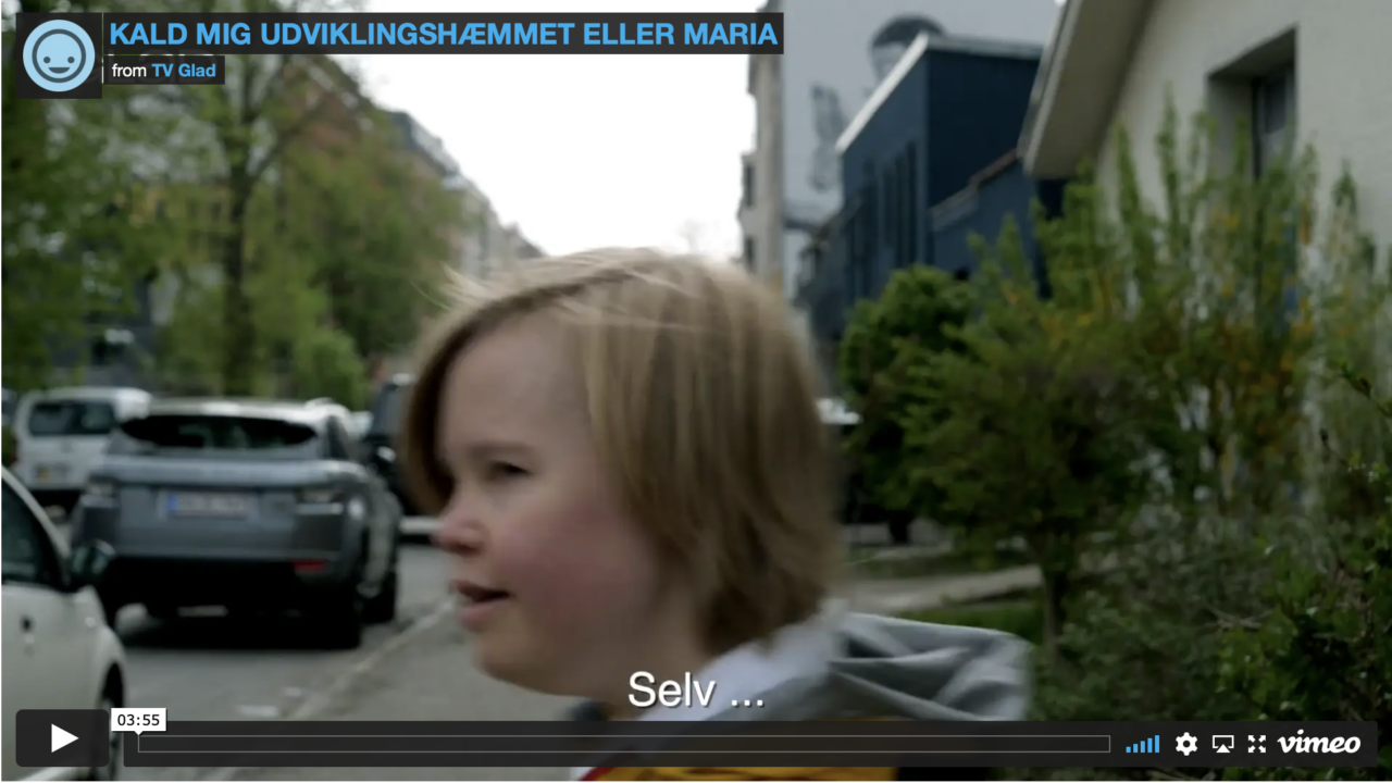 UDVIKLINGSHÆMMET ELLER BARE MARIA?