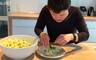 Kyllingsalat med karrydressing