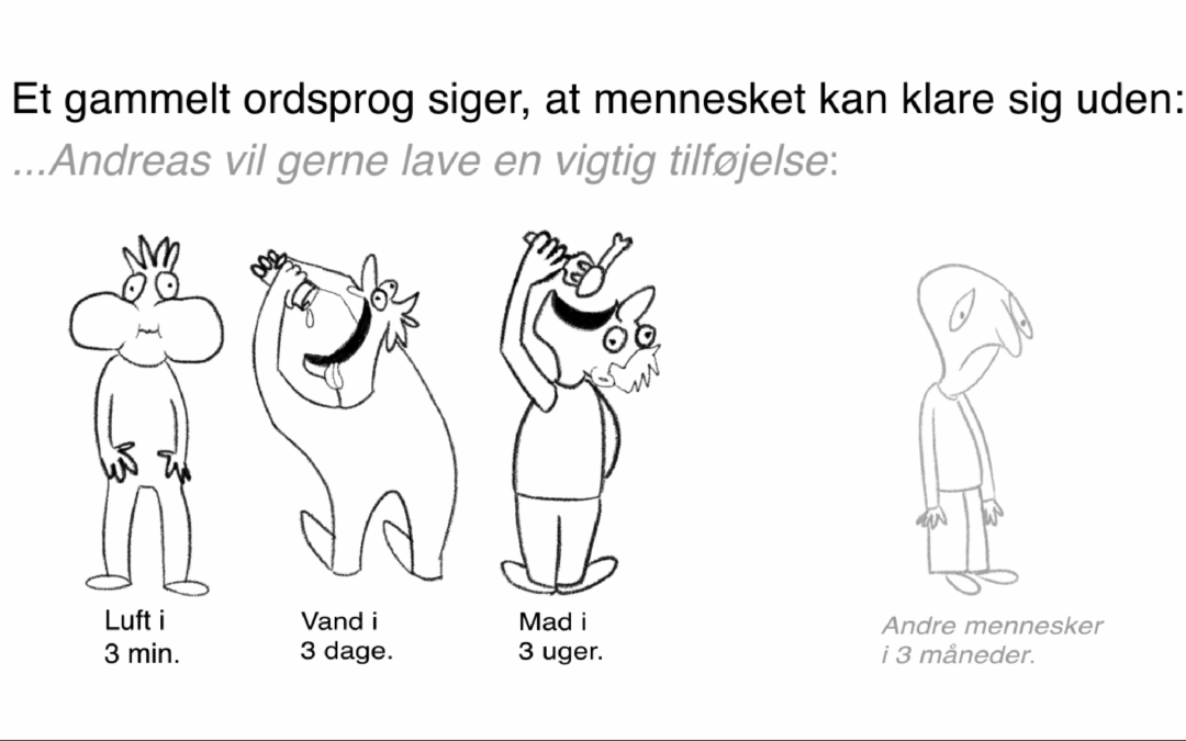 Mennesket kan klare sig uden: (af Andreas Sungvirat Gamba)
