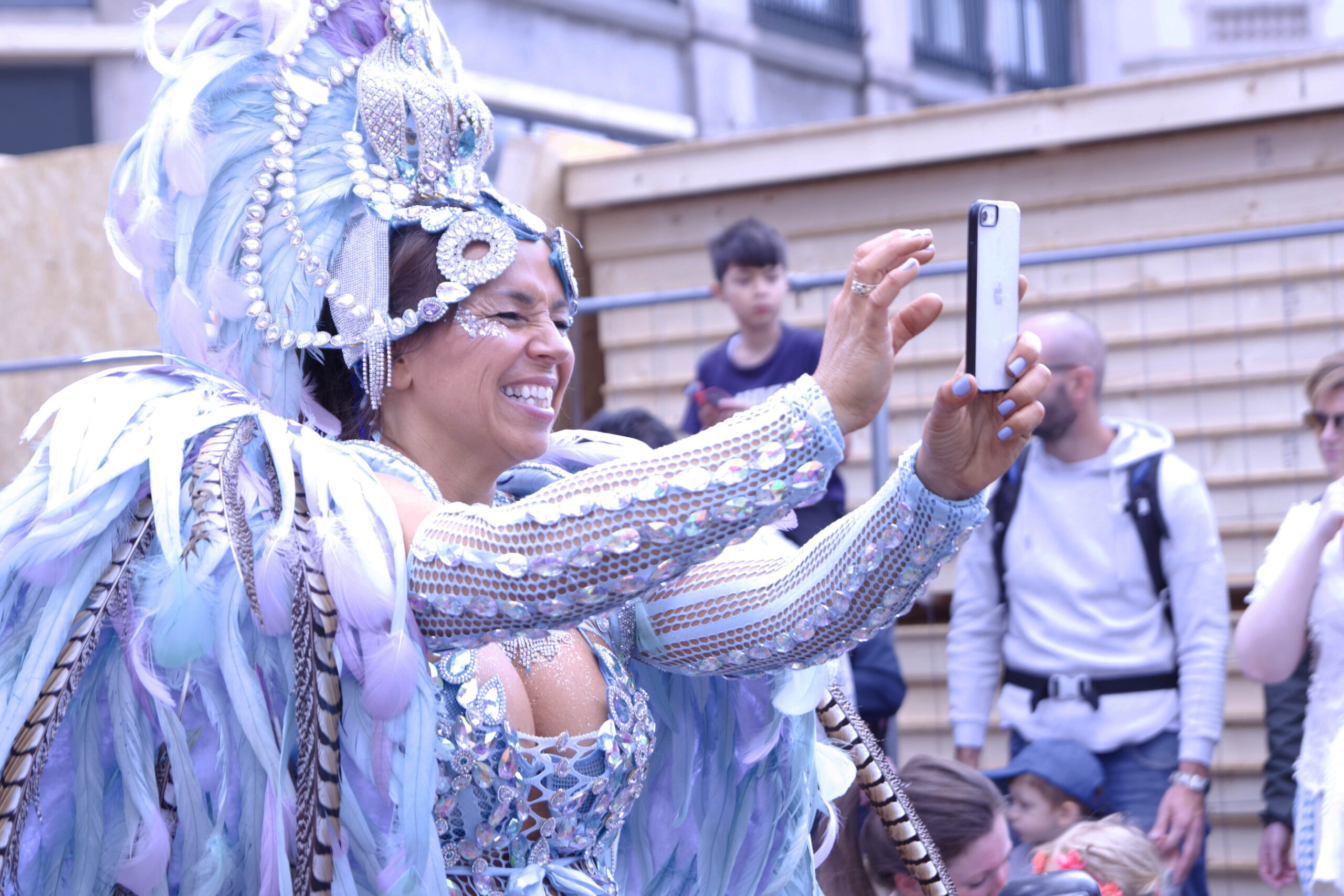 Selfie under Karneval