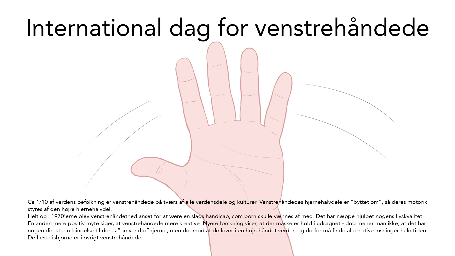 I dag er det…