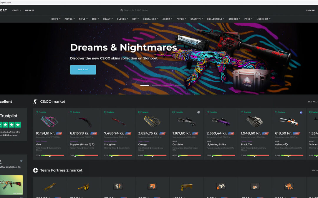 Guide til skintrading
