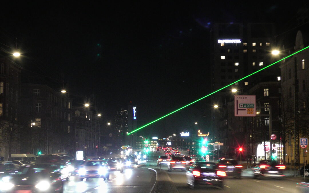 Så blev det lysfestival igen & den grønne laser lyser igen